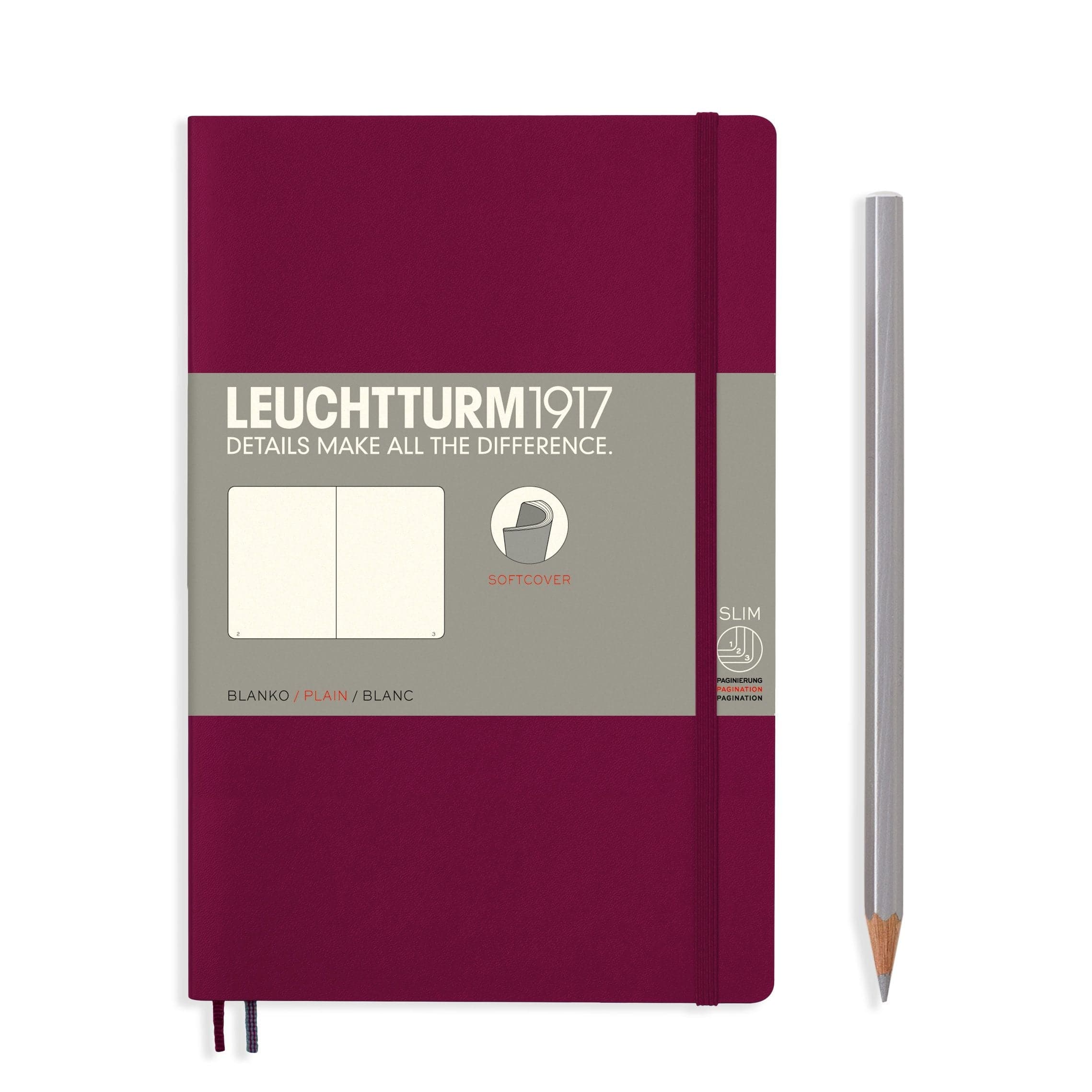 Leuchtturm1917 Softcover Port Red B6